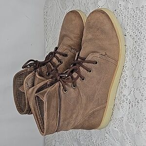 Cliffs BTW White Mountain Derby brown lace up high top ankle boots sz 8.5